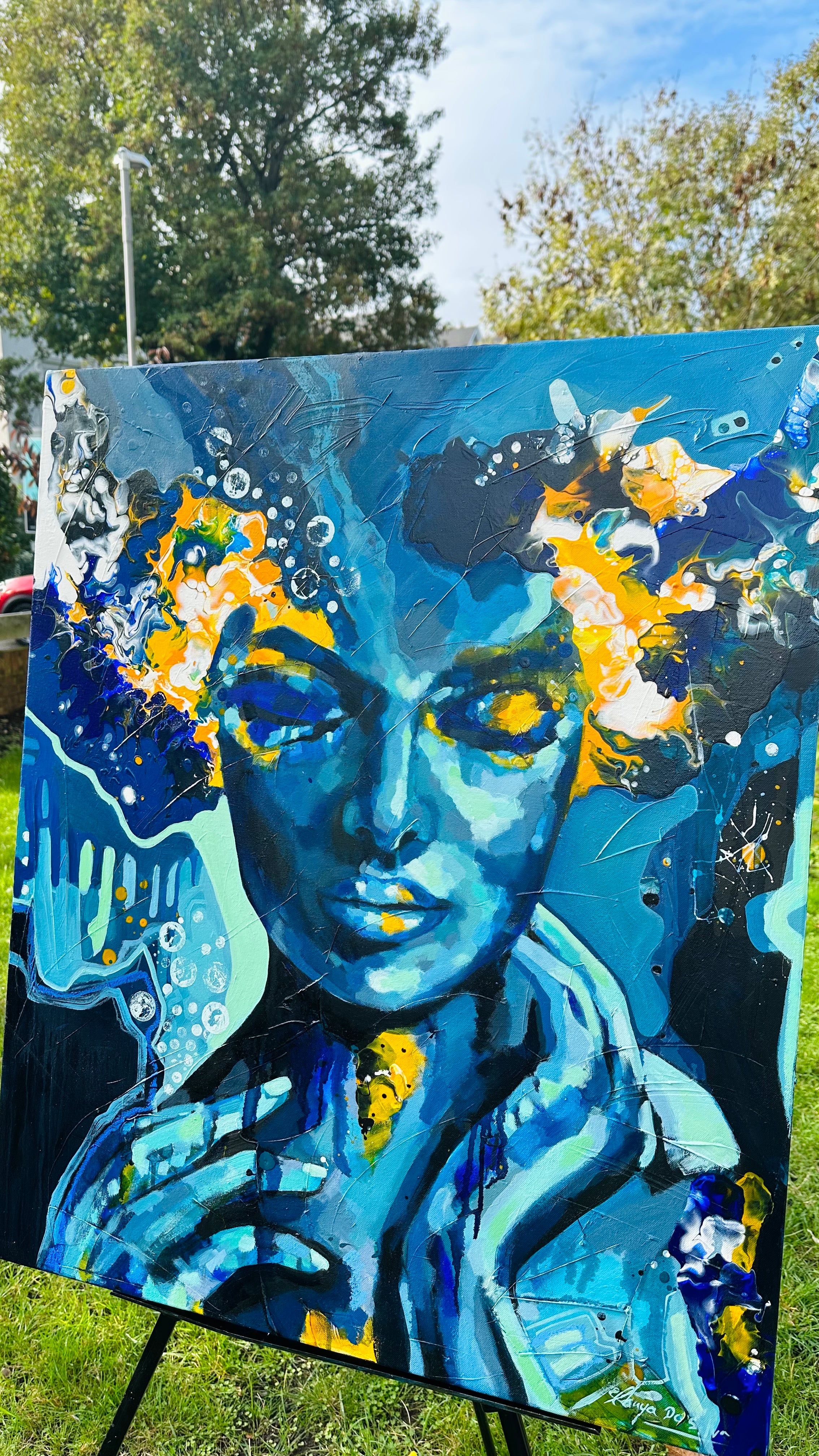 Starry Night's Ethereal Muse