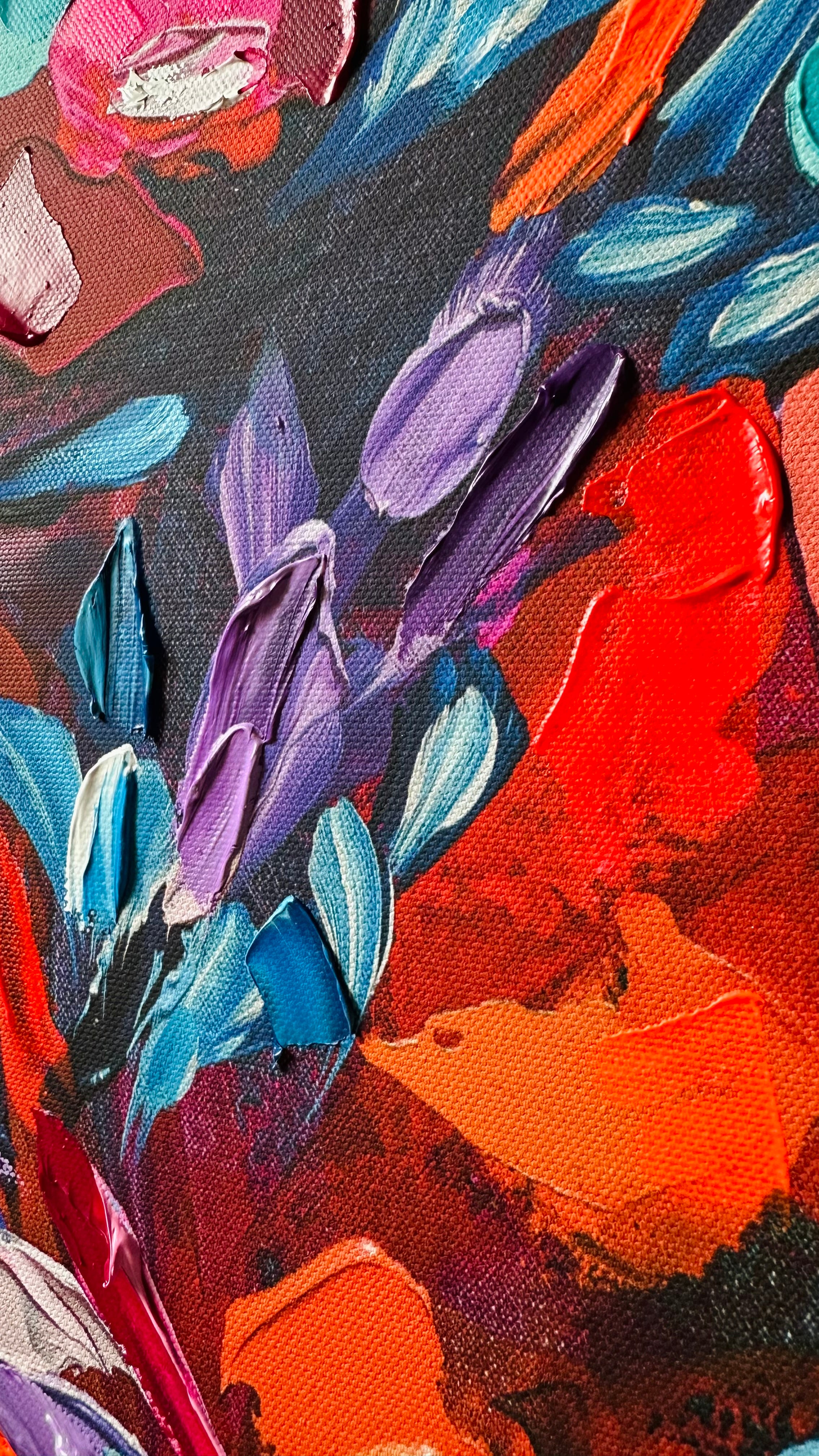 Renaitre- Hand-Embellished Canvas Print