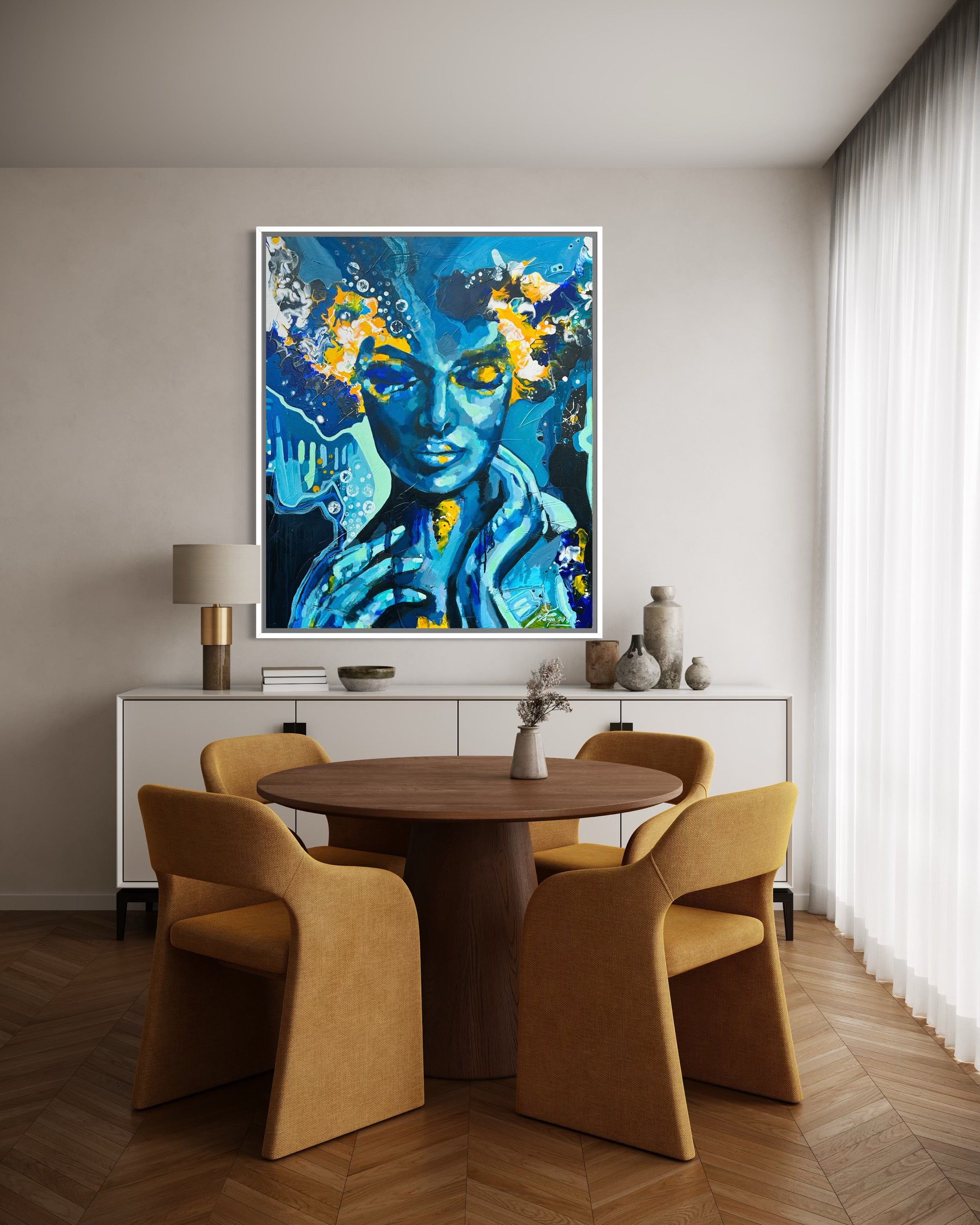 Starry Night's Ethereal Muse