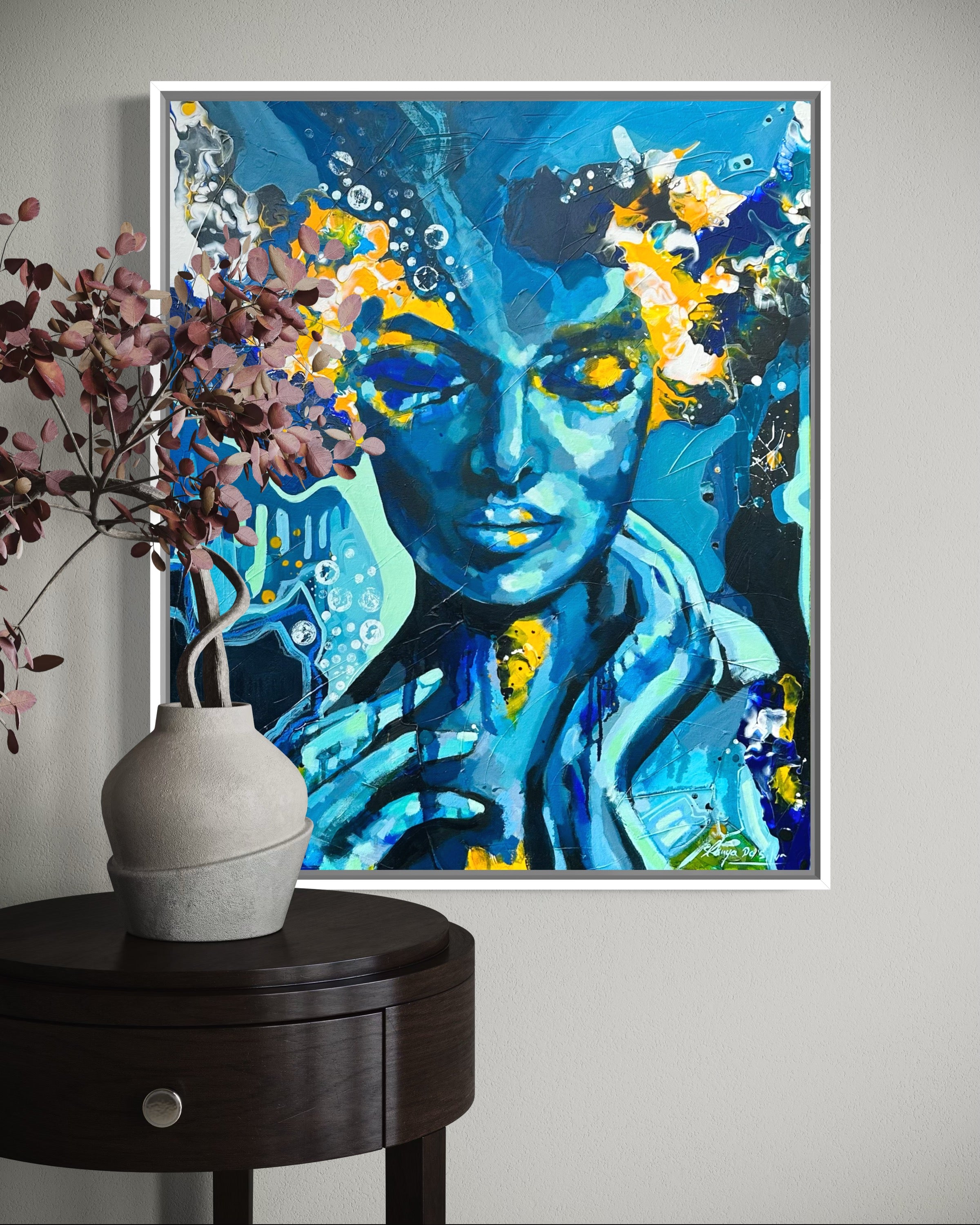 Starry Night's Ethereal Muse