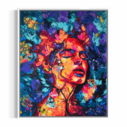 She Grows in Quiet –  Canvas Print